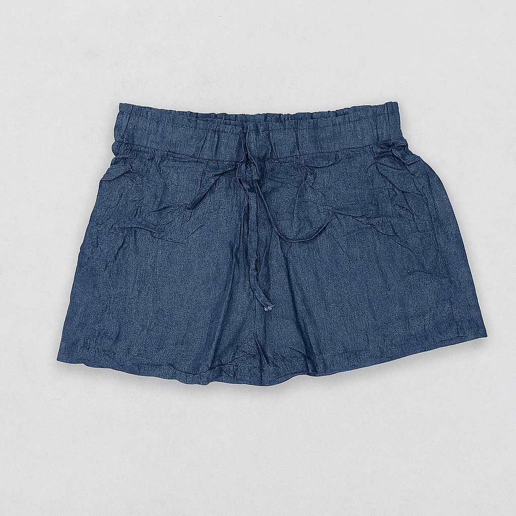 Light denim shorts